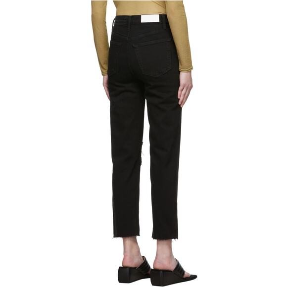 RE/DONE Levi’s Black 70's Stove Pipe Jeans size 30 - Picture 3 of 11